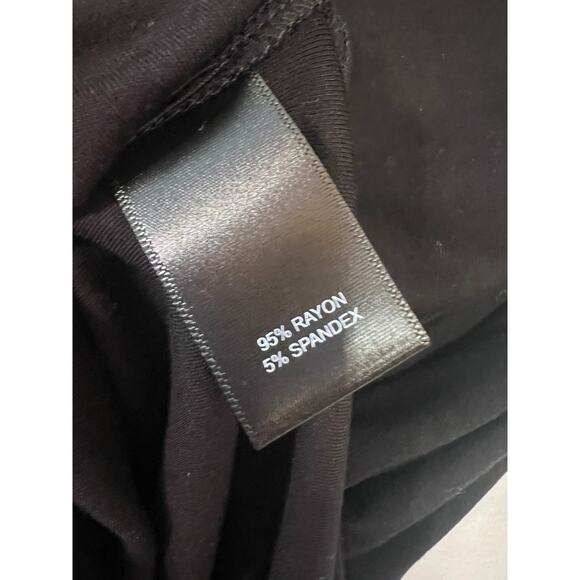 Rachel Zoe NWT Size SM Stretchy Black Maxi Dress Chic Classic - Picture 4 of 6